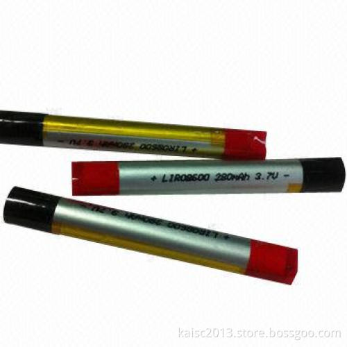 Electronic Cigarette Battery 08600 with 3.7V, 280mAh, UL/Un-Approved, Used for Electronic Cigarette